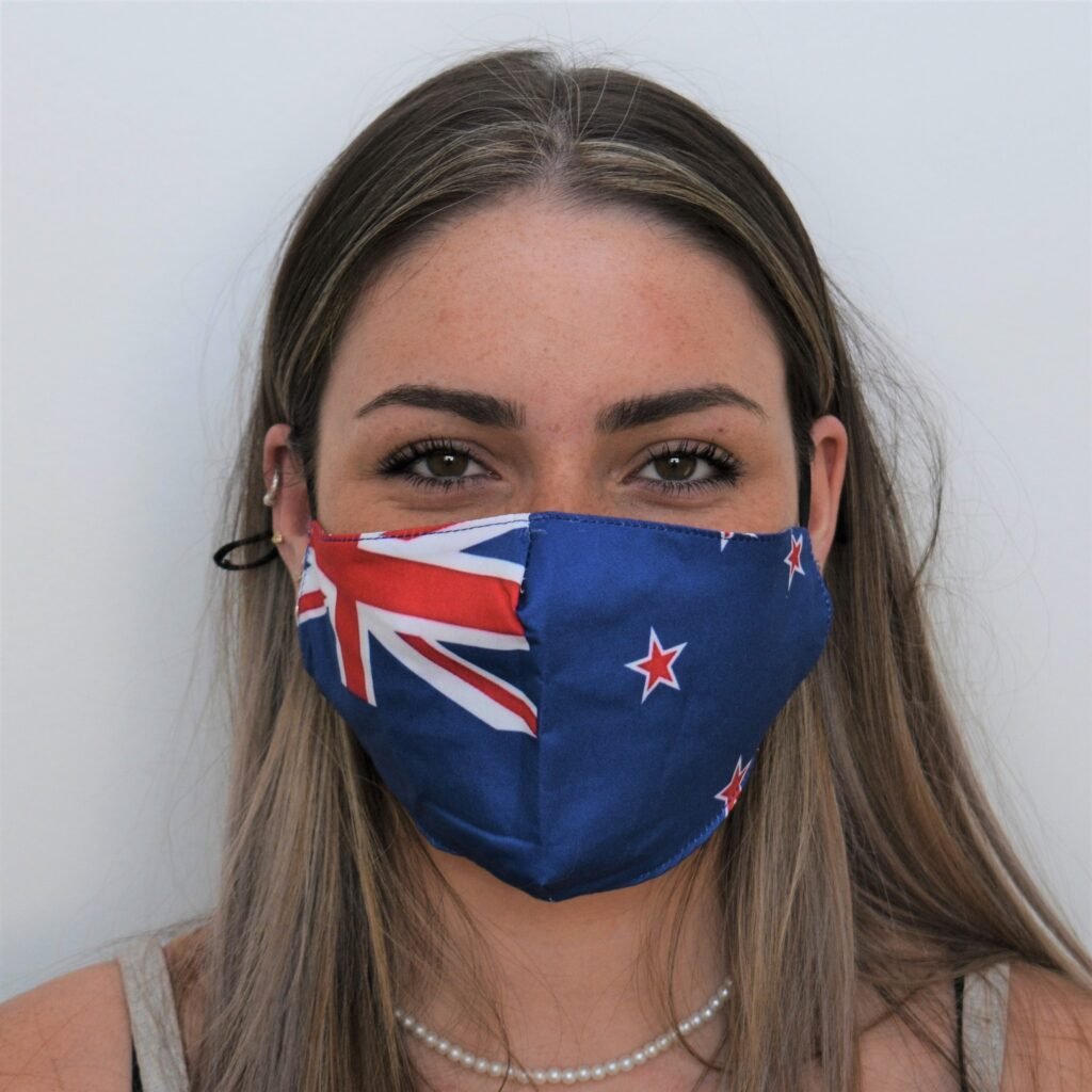 New Zealand Flag Face Mask Mask Monkey